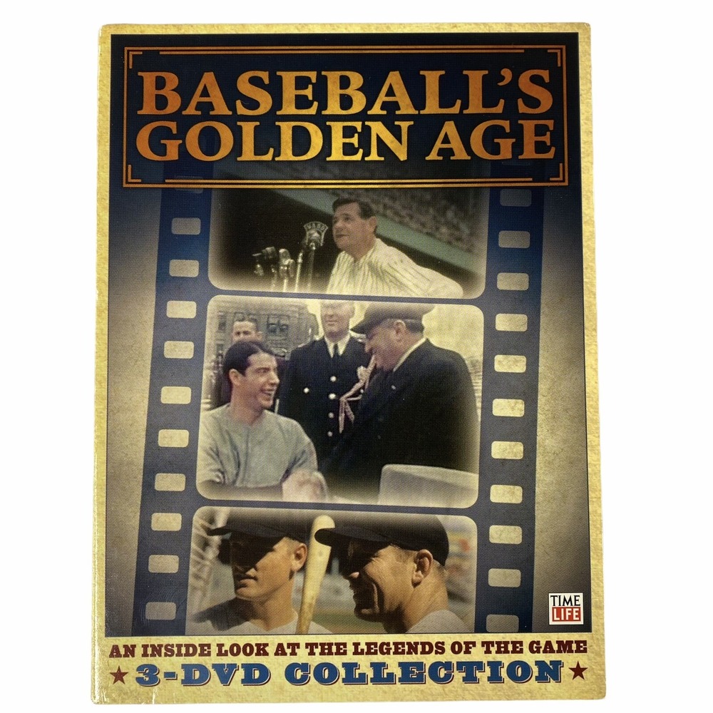 Baseballs Golden Age 3 DVD Collection 2009 Time Life An Inside Look 264 Minutes
